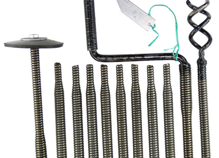 Plumboss Coil Spring Drain Rod Set 30ft | FRH30