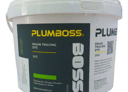 Plumboss Fluorescein Drain Dye 1kg | FD1000
