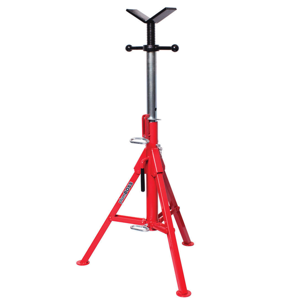 Mini Pipe Stand Plumboss Folding Leg Pipe Stand V Head Stainless Steel | PS-FLD-VSS