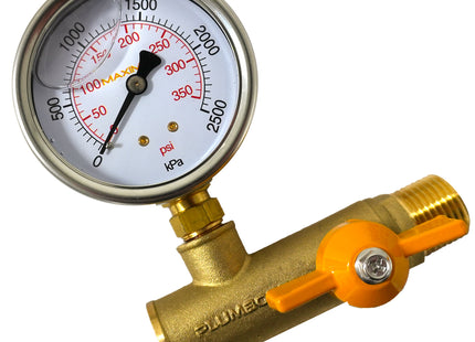 Rough-In Test Kit With Liquid-Filled (LF) Gauge | RTK02