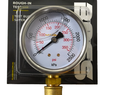 Rough-In Test Kit With Liquid-Filled (LF) Gauge | RTK02