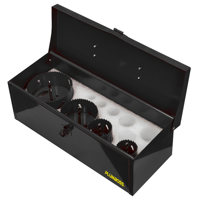 Plumboss DWV 4 Piece Plumbers Hole Saw Kit 48-114mm | HSBKIT4 (BA4KIT)
