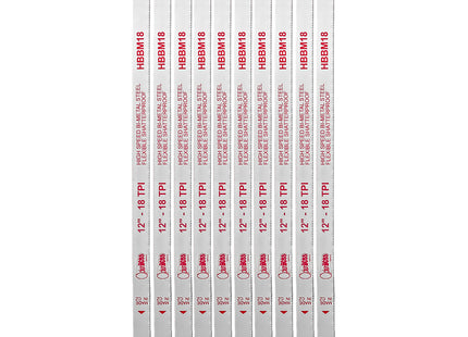 Plumboss Hacksaw Blade Bimetal 18tpi (Min Buy 10) | HBBM18