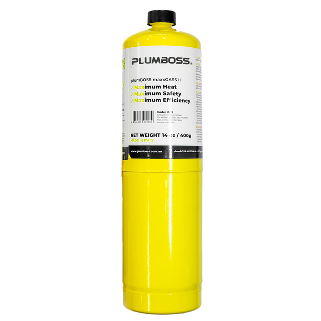 Plumboss maxxGASS 400g Cylinder (Min. Buy 12) | MG2