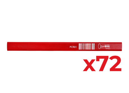 Plumboss Medium Carpenters Pencil - Box of 72 | PCR01C