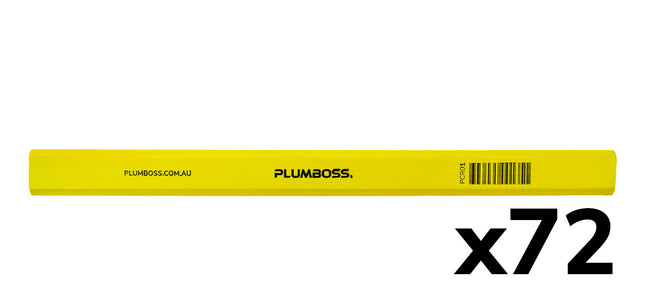 Plumboss Medium Carpenters Pencil - Box of 72 | PCR01C