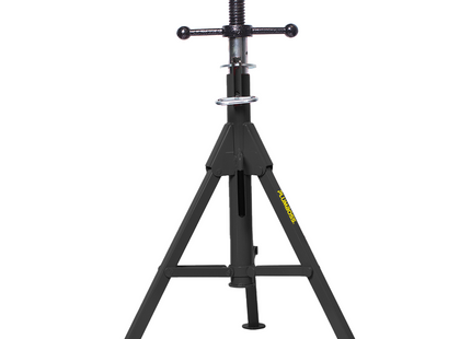 Plumboss Folding Leg Pipe Stand V Head Stainless Steel | PS-FLD-VSS