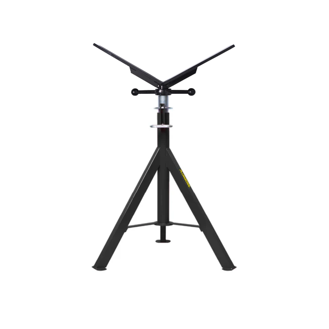 Plumboss Fixed Leg Pipe Stand with Large V-Head | PS-FXD-LVH