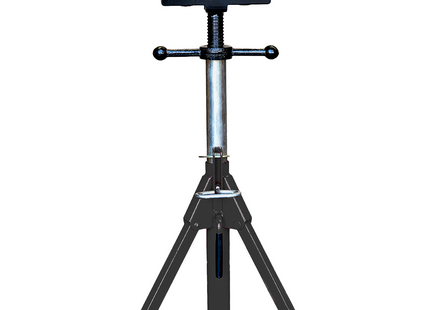 Plumboss Short Folding Leg Pipe Stand - Roller Head | PS-SFLD-R