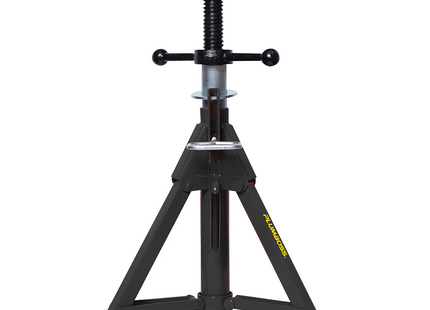 Plumboss Short Folding Leg Pipe Stand - Stainless Steel V Head | PS-SFLD-VSS