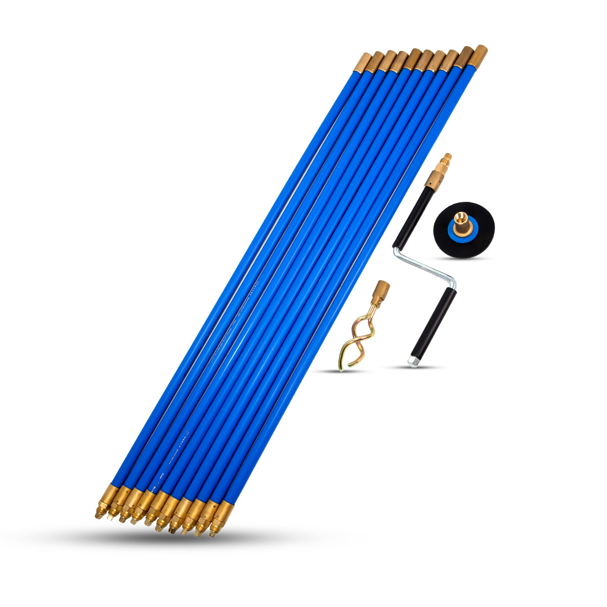 Plumboss Poly Lockfast Drain Rod Set 30ft | BP30