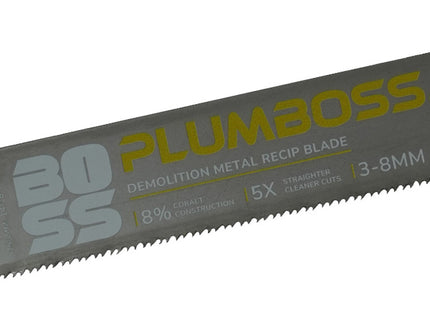 Plumboss Demolition Metal Reciprocating Saw Blade 150mm 14/18TPI 5 Pack | RCBD150-1418-5