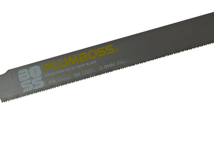Plumboss Demolition Metal Reciprocating Saw Blade 230mm 14/18TPI 5 Pack | RCBD230-1418-5
