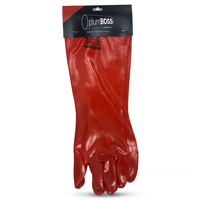 plumBOSS Red Acid Gloves 45cm Pair | REDAG45