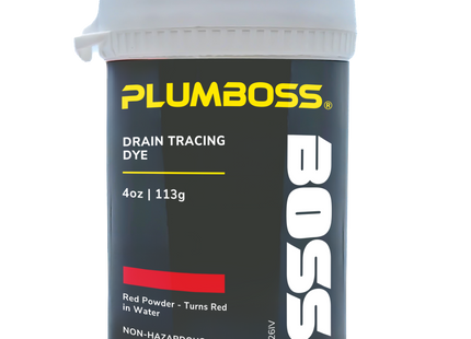 Plumboss Red Drain Dye 4oz (113g) | 126IV