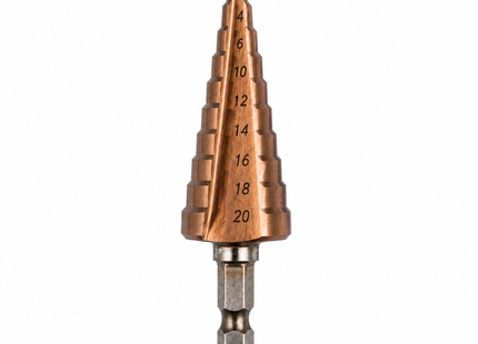 Plumboss 9 Step Drill Bit 4-20mm | SD4-20