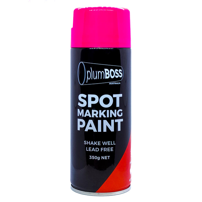 plumBOSS Spot-Marking Paint 350g FLUORO PINK (Min12) | SMP350FP