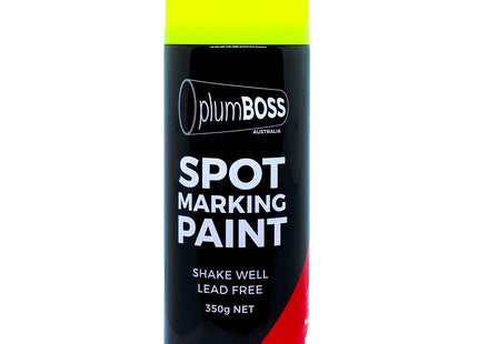 Plumboss Spot-Marking Paint 350g FLUORO YELLOW (Min12) | SMP350FY