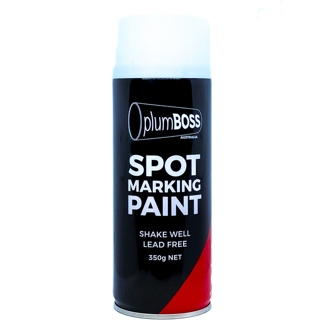 plumBOSS Spot-Marking Paint 350g WHITE (Min12) | SMP350W