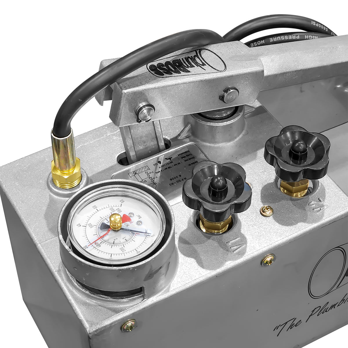 Plumboss Stainless Steel Test Bucket with 4 x RTK02 | SSTP50