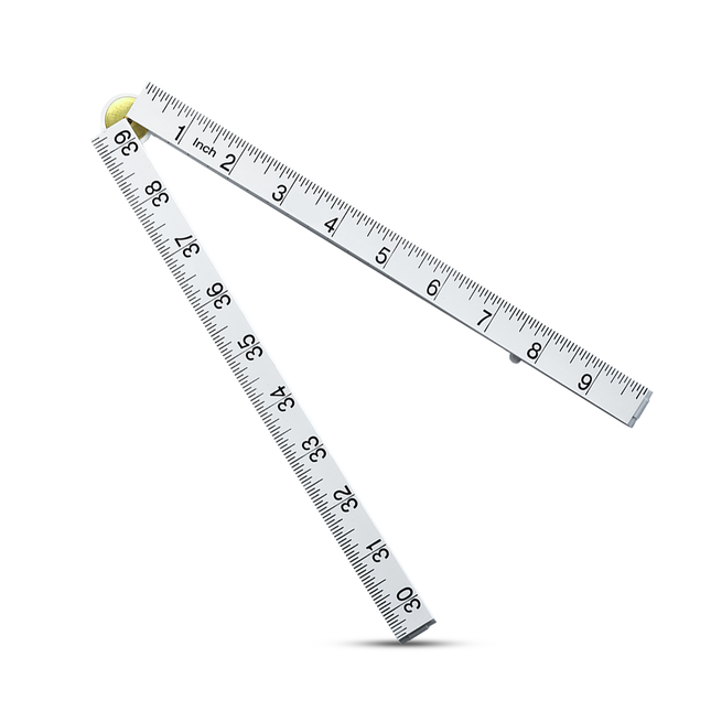 Plumboss White Folding Rule 1 metre | FR01